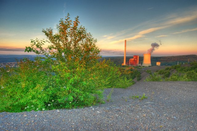 Sonnenaufgang über Merchweiler