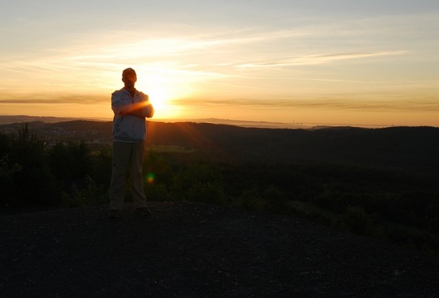 Sonnenaufgang über Merchweiler