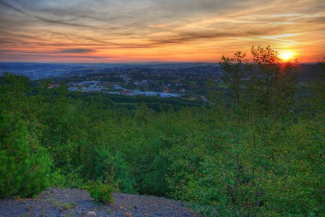 Sonnenaufgang über Merchweiler