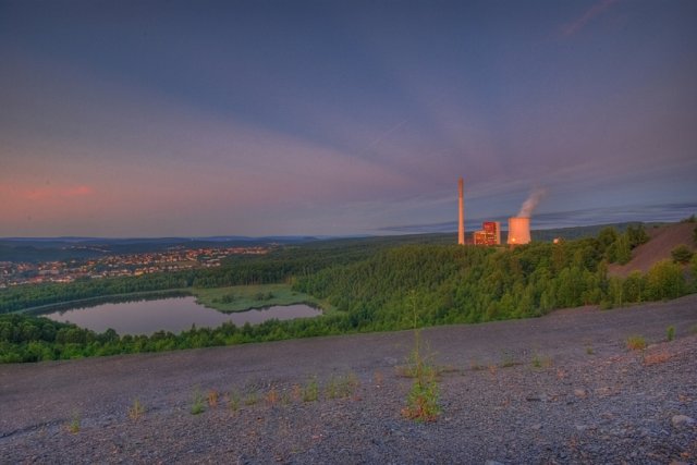 Sonnenaufgang über Merchweiler