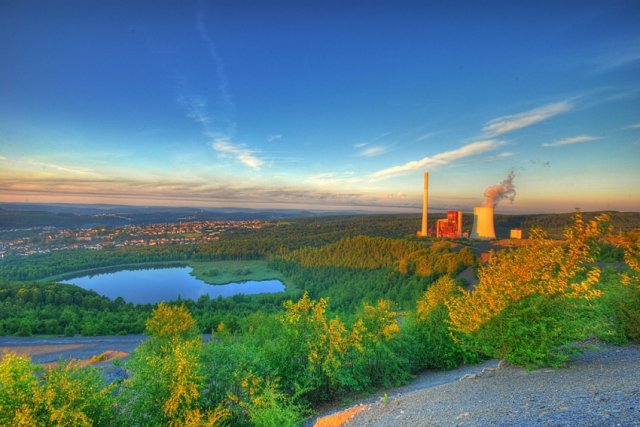 Sonnenaufgang über Merchweiler